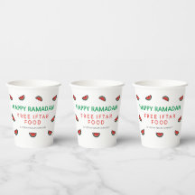 Feliz Ramadan Free Iftar com Duas Watermelon