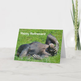 Feliz Reforma - Cartão de Saudação Chimpanzé