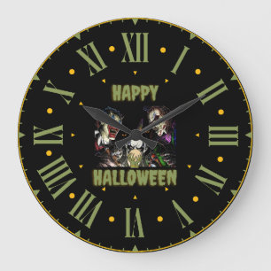 Feliz Relógio de Parede do Halloween