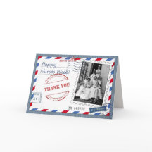 Feliz Semana das Enfermeiras. Cartão de Saudação p