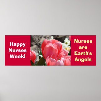 Feliz Semana das Enfermeiras! posters Personalizam
