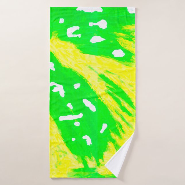 Feliz Sentimento de Banheira Toalha (Toalha de Banho)