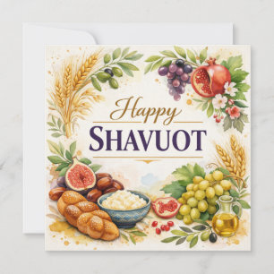 Feliz Shavuot, Feliz Cartão de Boas Festas e Cartã