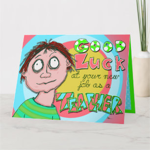 Feliz Sorte De Ensino, Grande Cartão De Saudação