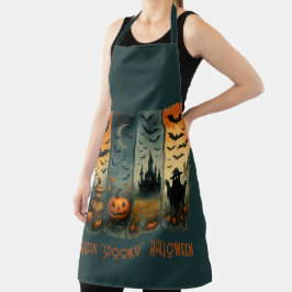 Feliz "Spooky" Halloween Pumpkin Scarecrow Bat