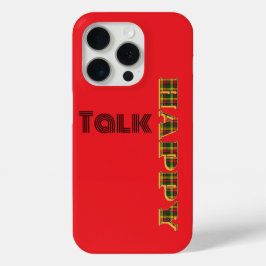 Feliz Talk Xadrez Vermelho