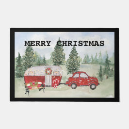 Feliz tapete de porta de Natal