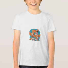 Feliz Trio de Corgis Jogados