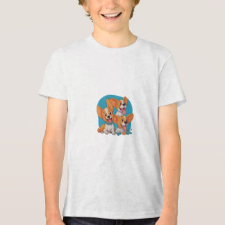 Feliz Trio de Corgis Jogados