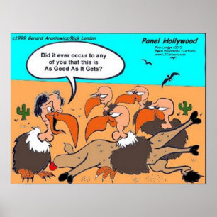 Felizes Buzzards Tão Bons Quanto Engraçado poster