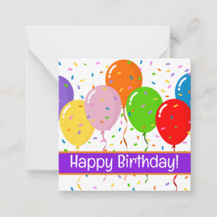 Felizes cartões de aniversário, fofinho, estoques!