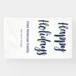 Felizes feriados azuis na moda