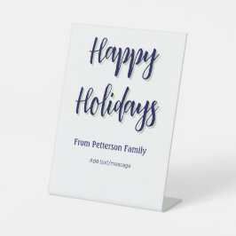 Felizes feriados azuis na moda