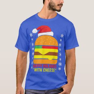Felizes Feriados com Cópia de Cópia de Camisa T Qu
