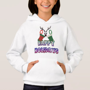 Felizes Feriados e um Hoodie Feliz ano novo