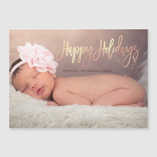 Felizes Feriados Estrelas Foto de Bebê