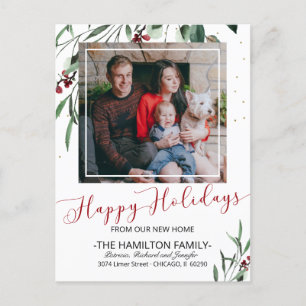 Felizes Feriados Nova Página Móvel Foto de Anúncio