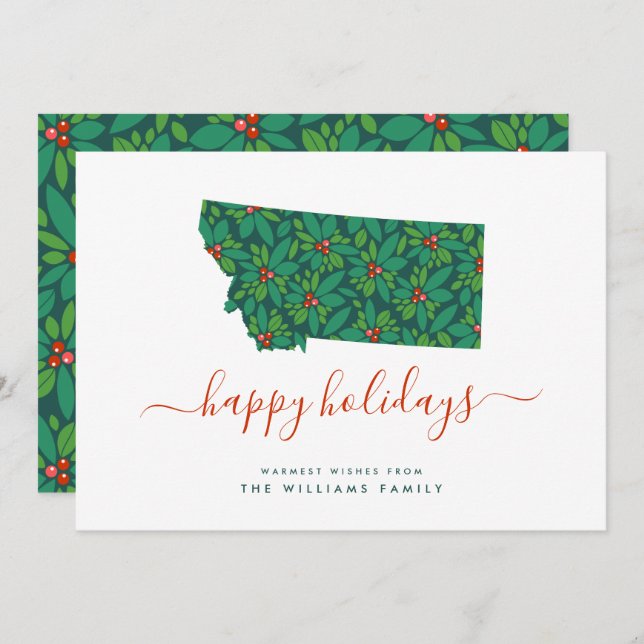 FELIZES FÉRIAS Quentes De Montana (Frente/Verso)