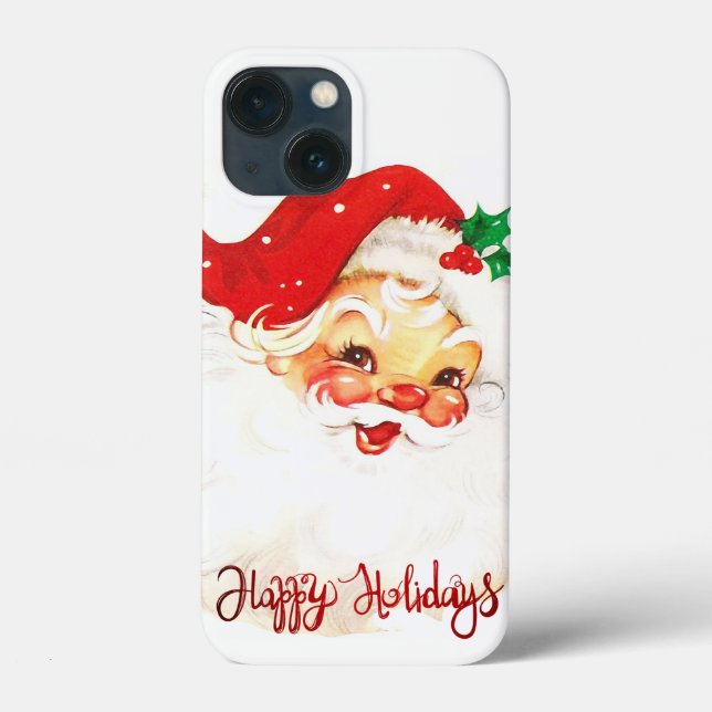 Felizes Festas, Papai Noel Retro (Verso)