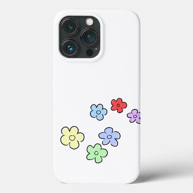 Felizes Flores - Coloridos - personalizem - (Verso)