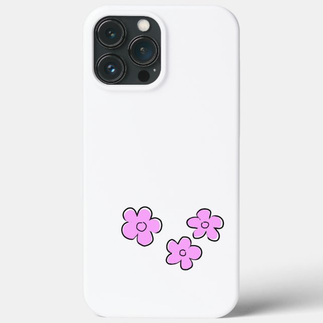 Felizes Flores - Rosa - Personalize-o - (Verso)