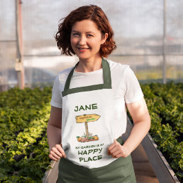 Felizes jardineiros Apron
