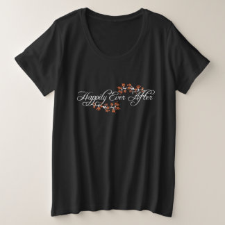 Felizmente Depois Da Camisa De Casamento De Hibisc