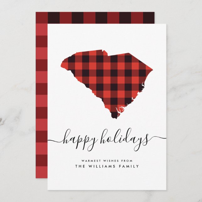 FELIZMENTE FÉRIAS Quentes De Carolina Do Sul (Frente/Verso)