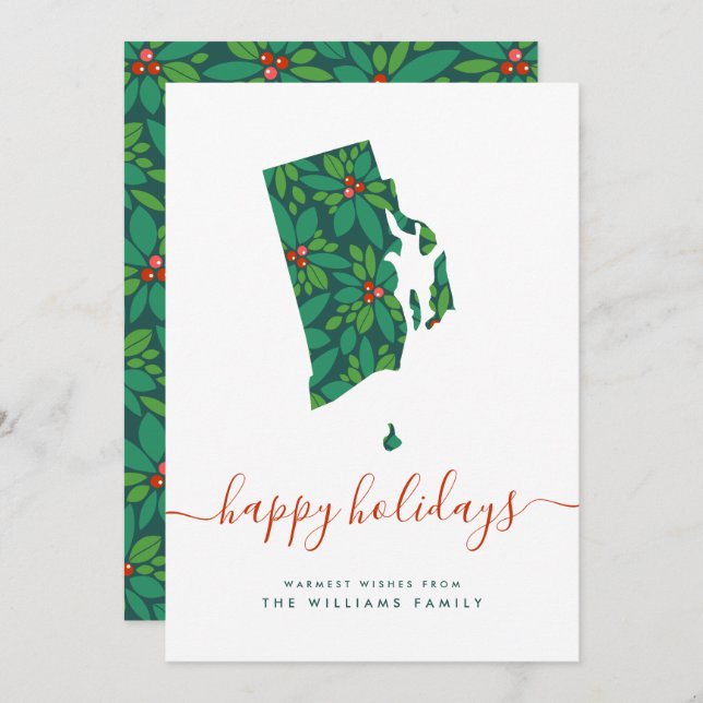 FELIZMENTE, FÉRIAS Quentes De Rhode Island (Frente/Verso)