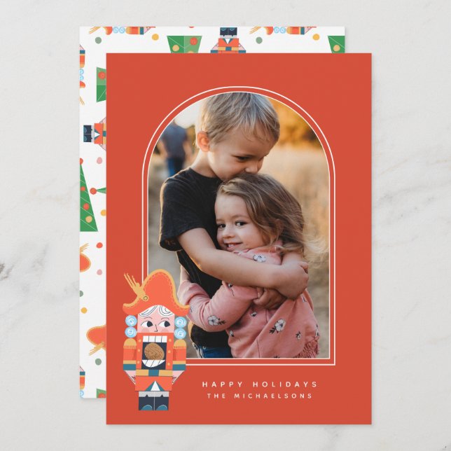 FELIZMENTE OS FERIDOS NUTCRACKER Adicione a sua fo (Frente/Verso)