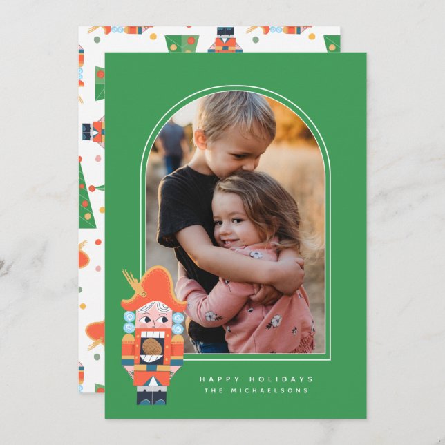 FELIZMENTE OS FERIDOS NUTCRACKER Adicione a sua fo (Frente/Verso)