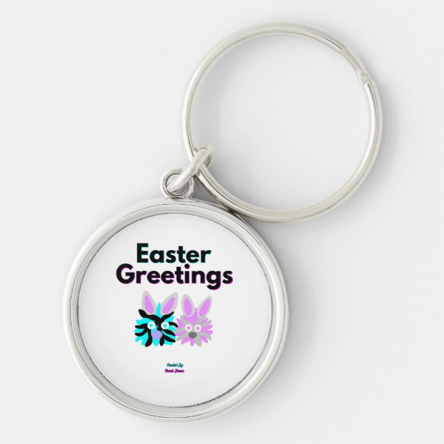 Felpudo Coelho Premium Round Chaveiro (Frente)