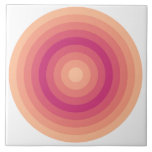 Felpudo Peach Pinky Arrow Circuitos cerâmicos Azul<br><div class="desc">Desfrute deste padrão circular em gradientes da cor do Felpudo Peach do ano 2024 para a Seta Pinky.</div>