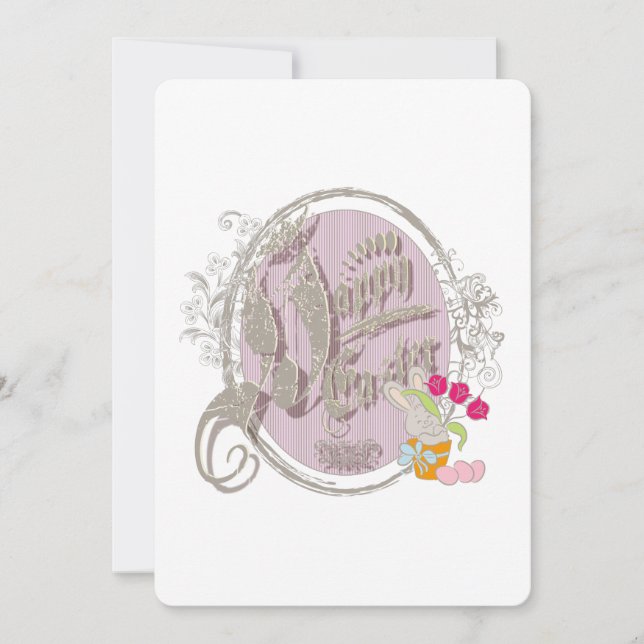 Felz pascoa - Cartão de Convite (Frente)