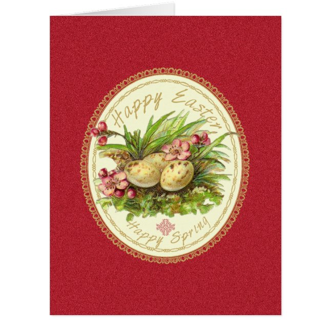 Felz pascoa - Cartão de Saudação (Frente)