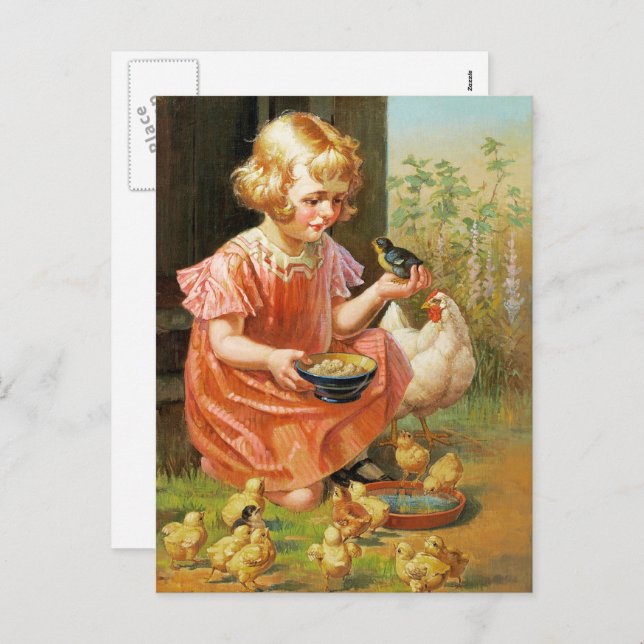 Felz pascoa. Cartões postais de arte (Frente/Verso)