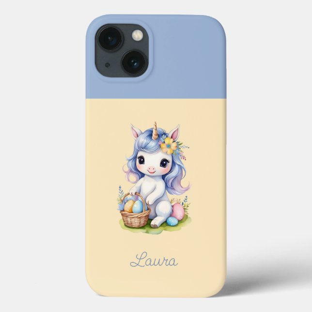 Felz pascoa Cute Unicorn (Verso)