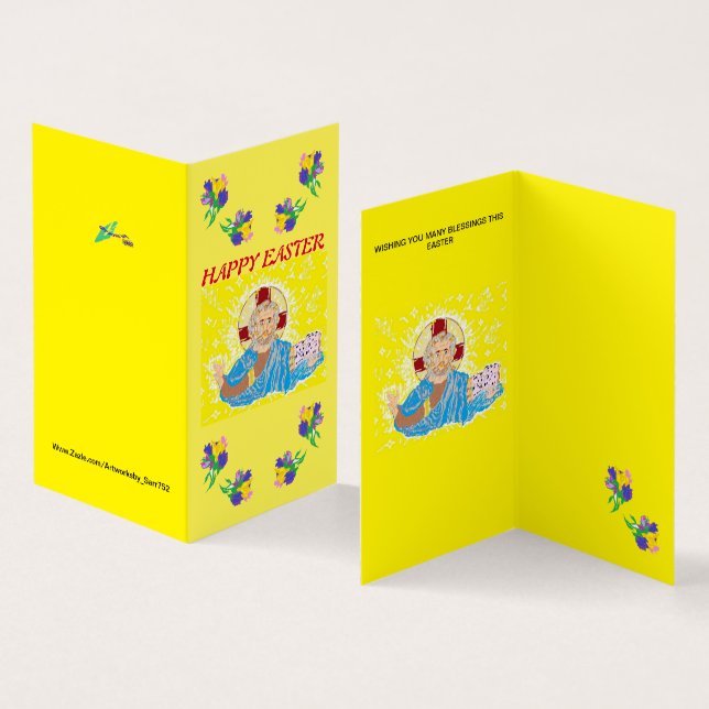 Felz pascoa de placa dobrada (Interior e exterior)