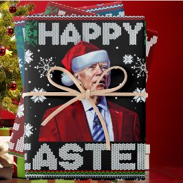 Felz pascoa Engraçado Joe Biden Papai noel Natal