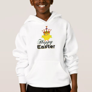 ♫ ♥ Felz pascoa Irlandês King Chicken Kids Hoodie¨