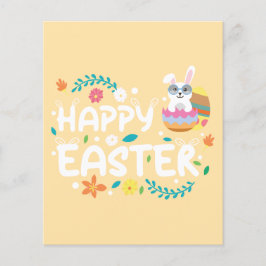 Felz pascoa, Ovos, Borninhos E Flores