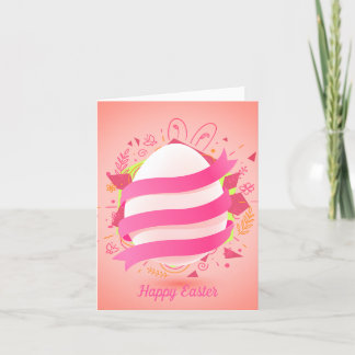 Felz pascoa perfeito, anúncio de ovos cor-de-rosa