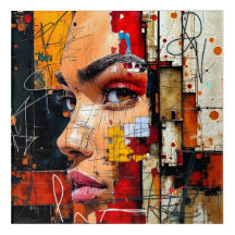 feminine look wall art 