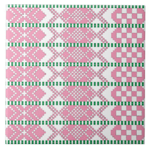 Feminine Pink e White Letônia — Arte Foliar Tribal