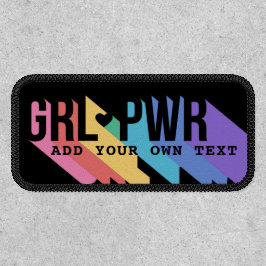 Feminismo moderno do arco-íris com POWER da MENINA