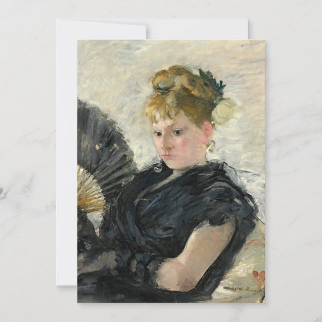 Femme À L’éventail | Berthe Morisot (Frente)