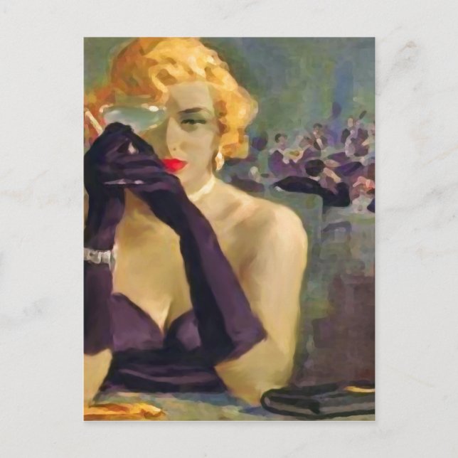 Femme Fatale - Cartão-postal / Convites (Frente)