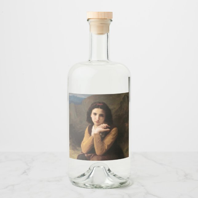Femme Mignonne de Jovem Mulher por Bouguereau (Frente)