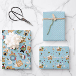 Fenda de presentes de gengibre natalino