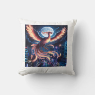 Fênix flamejante Almofada